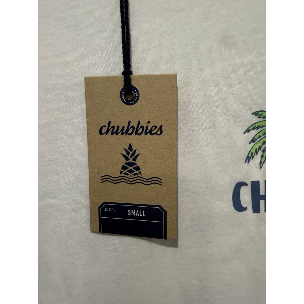 NWT Chubbies Men's Captain's License White Graphic TShirt Boat Vacation - Picture 7 of 14